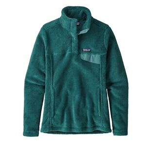 Patagonia Women's Re-Tool‎ Snap-T Pullover in Tasmanian Teal Size Medium